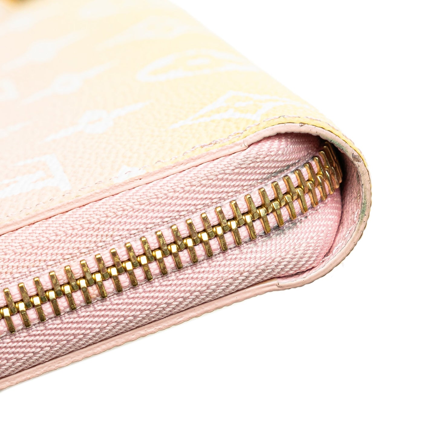 Pink Louis Vuitton Monogram Giant By The Pool Zippy Wallet