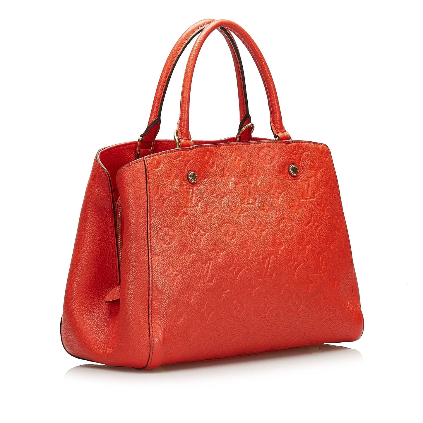 Louis Vuitton Montaigne MM Orange Monogram Empreinte
