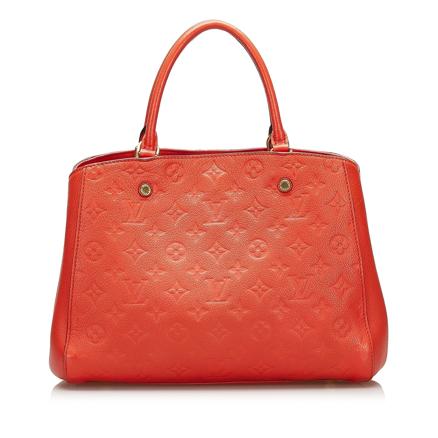 Louis Vuitton Montaigne MM Orange Monogram Empreinte