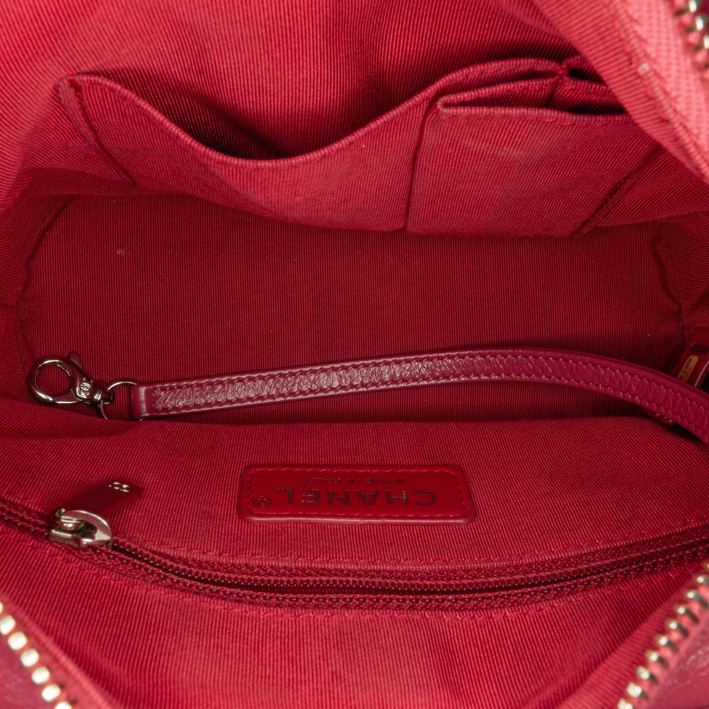Pink Chanel Small Chevron Aged Calfskin Gabrielle Crossbody