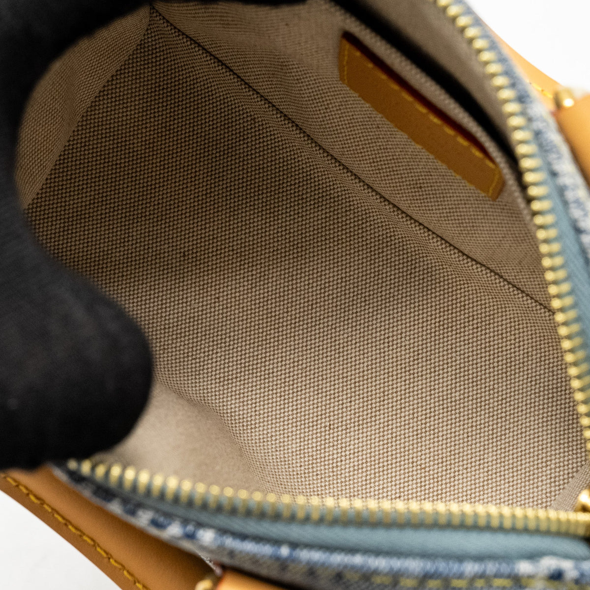 Louis Vuitton Speedy 18 Bandouliere D Denim Canvas GHW