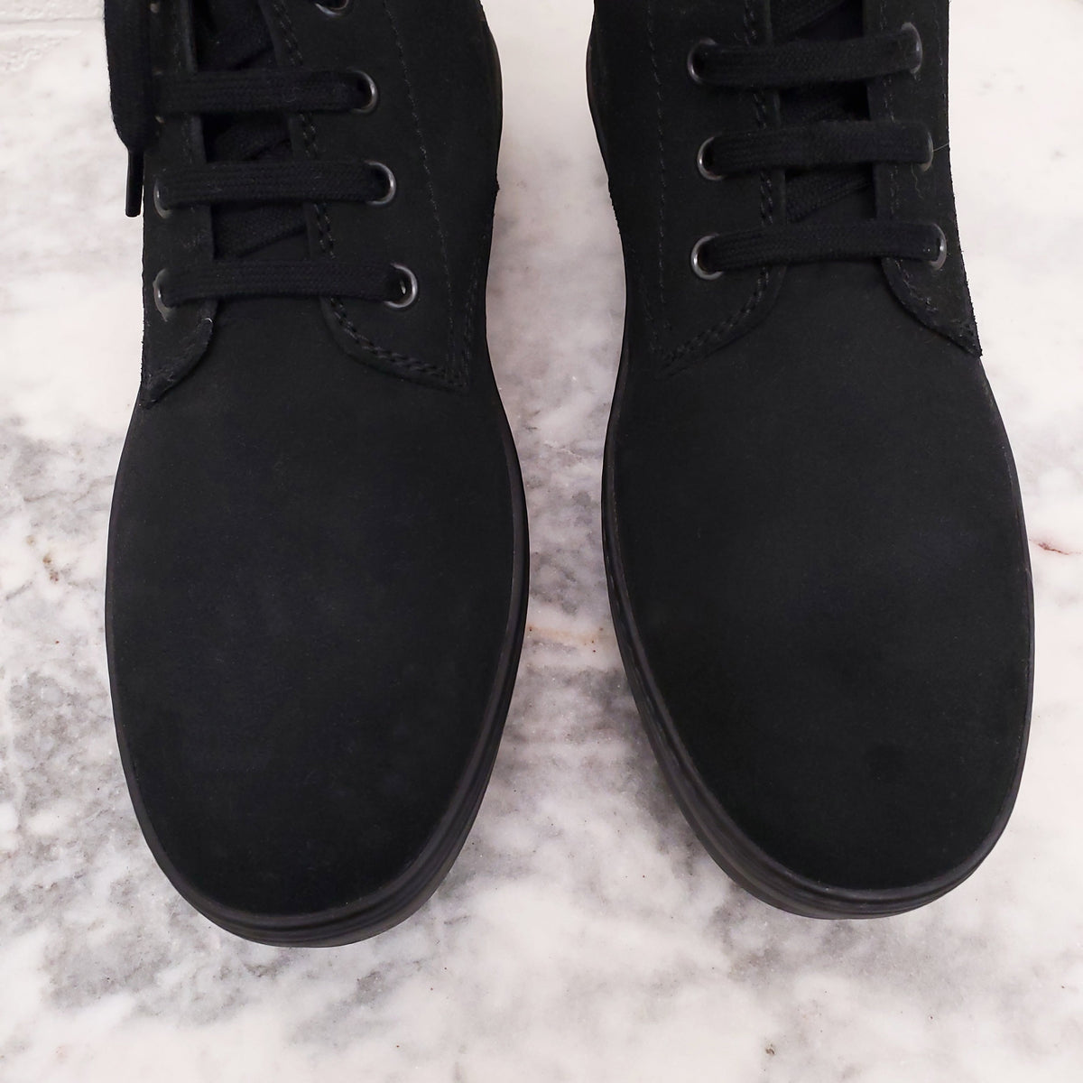 TODS BLACK SUEDE BOOTS - SIZE 38