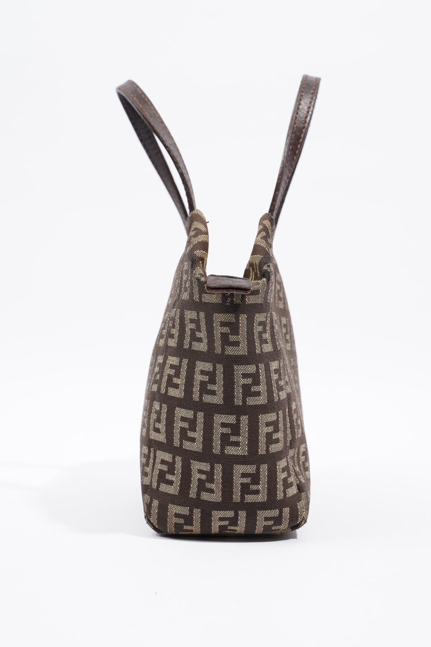 Fendi Zucchino Handbag Zucca Canvas Mini