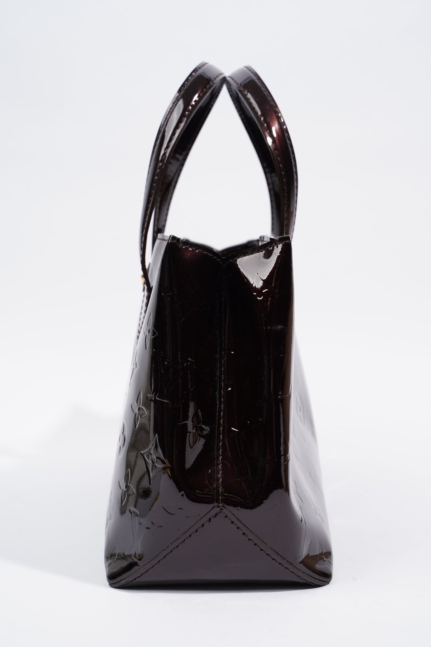 Louis Vuitton Wilshire Tote Bag Amarante Patent Leather PM