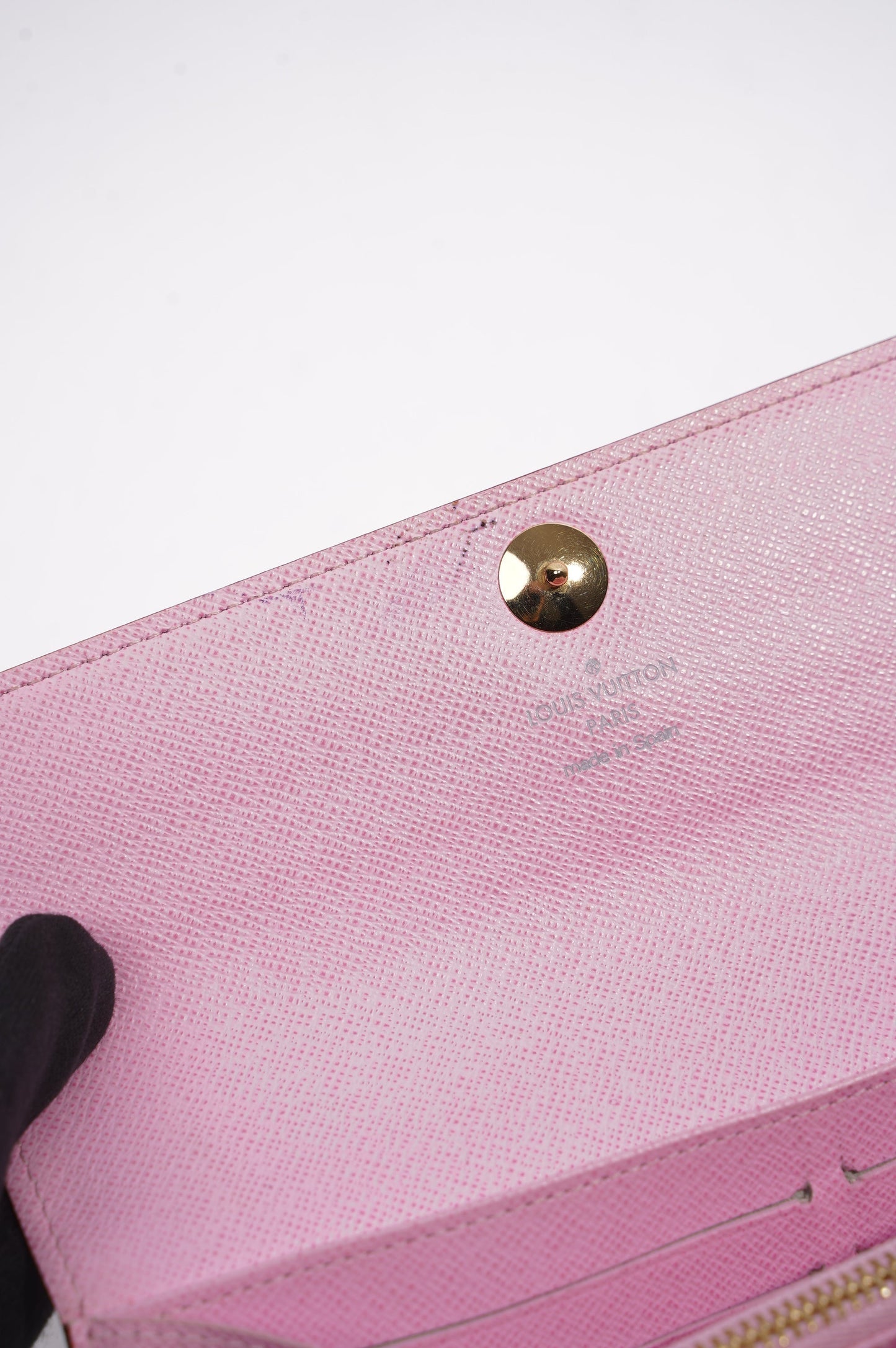 Louis Vuitton Sarah Wallet White / Multicolour Canvas