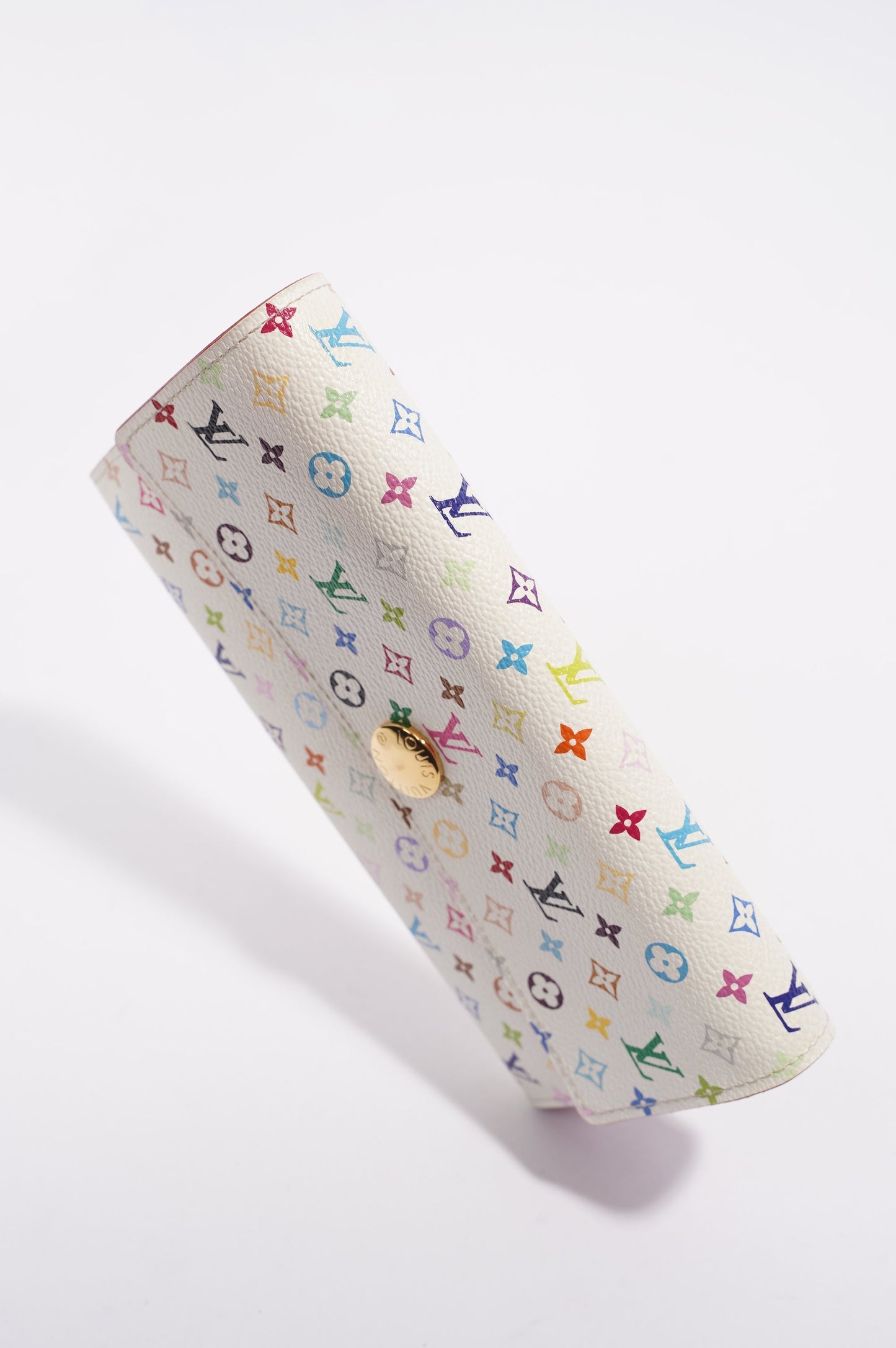 Louis Vuitton Sarah Wallet White / Multicolour Canvas