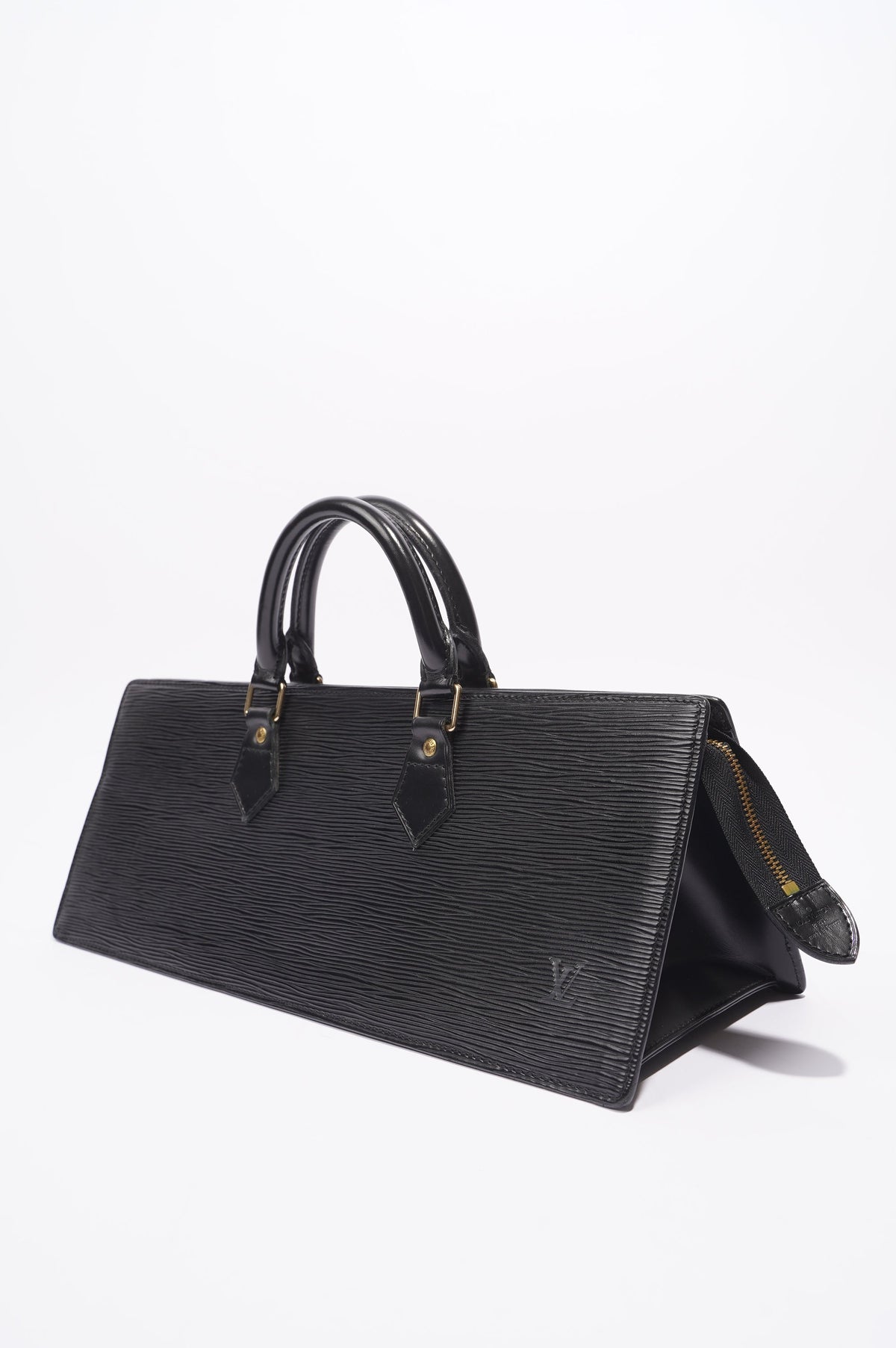 Louis Vuitton Sac Triangle Black Epi Leather