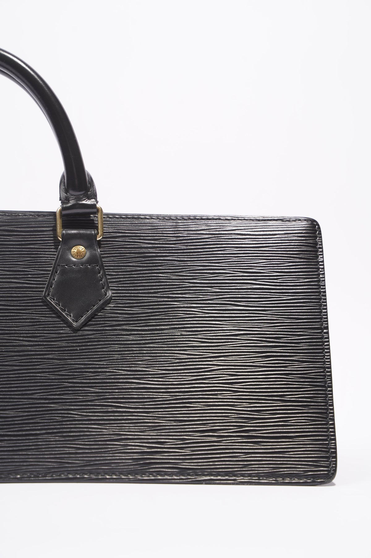 Louis Vuitton Sac Triangle Black Epi Leather
