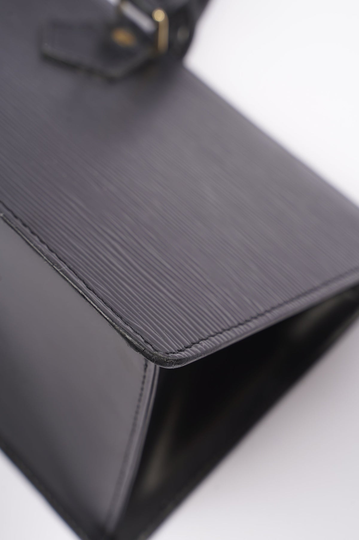Louis Vuitton Sac Triangle Black Epi Leather