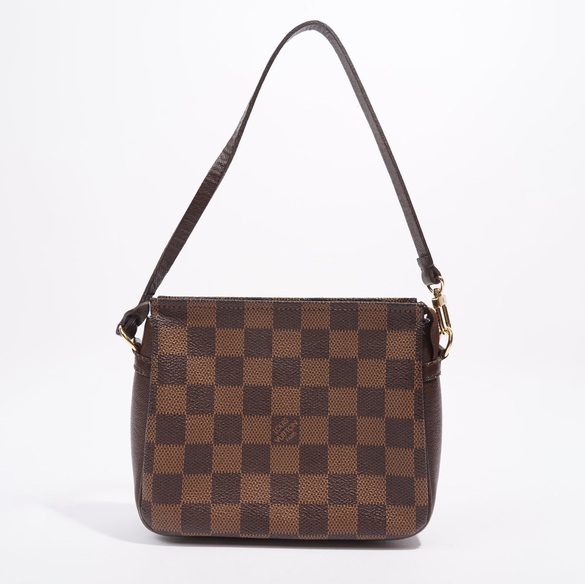 Louis Vuitton Trousse Make Up Pouch Damier Ebene / Brown Canvas