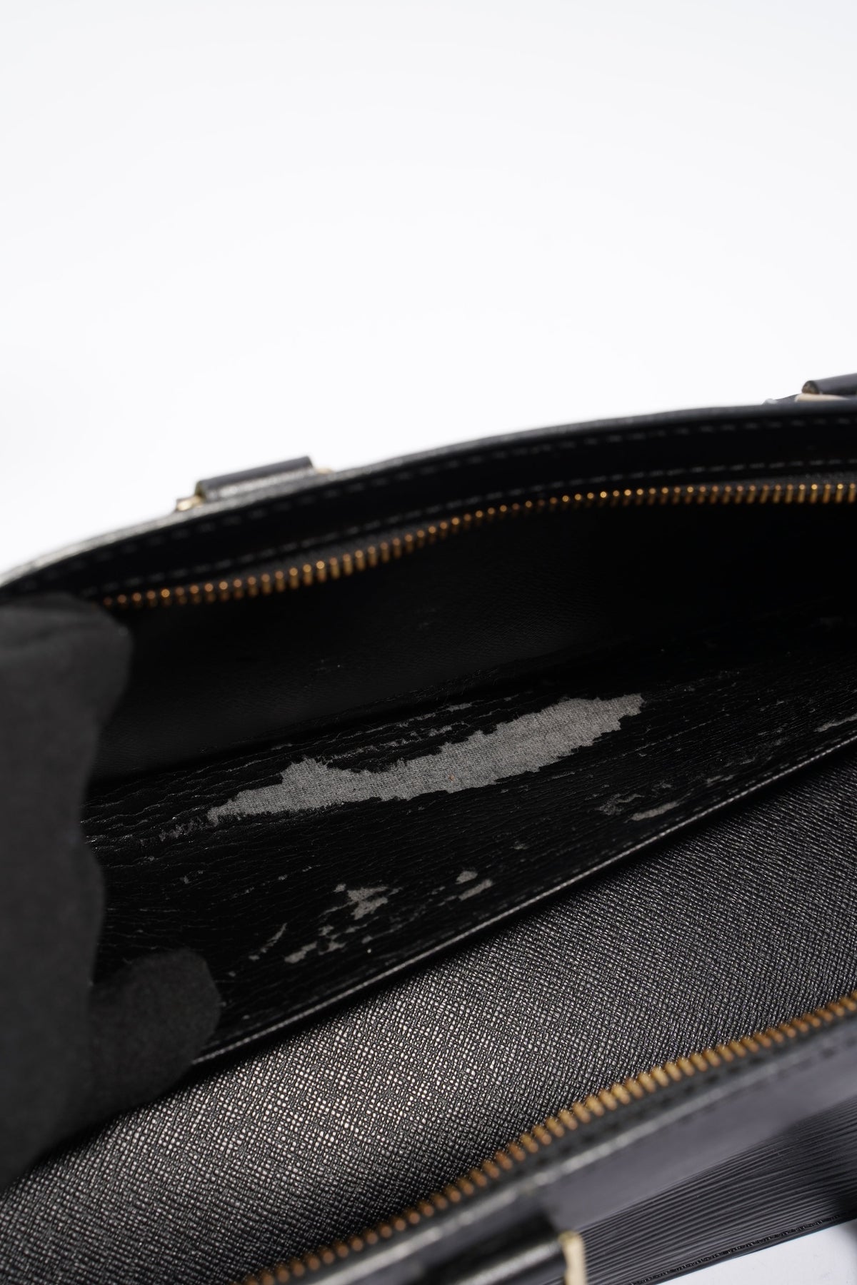 Louis Vuitton Triangle Bag Black Epi Leather