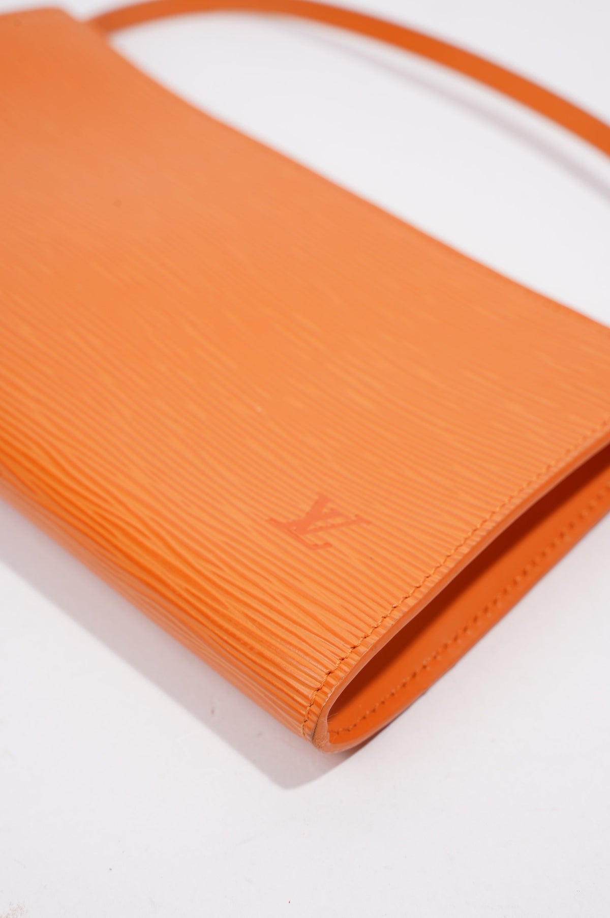 Louis Vuitton Pochette Orange Epi Leather