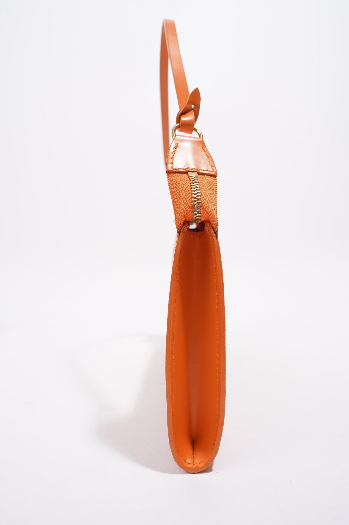 Louis Vuitton Pochette Orange Epi Leather