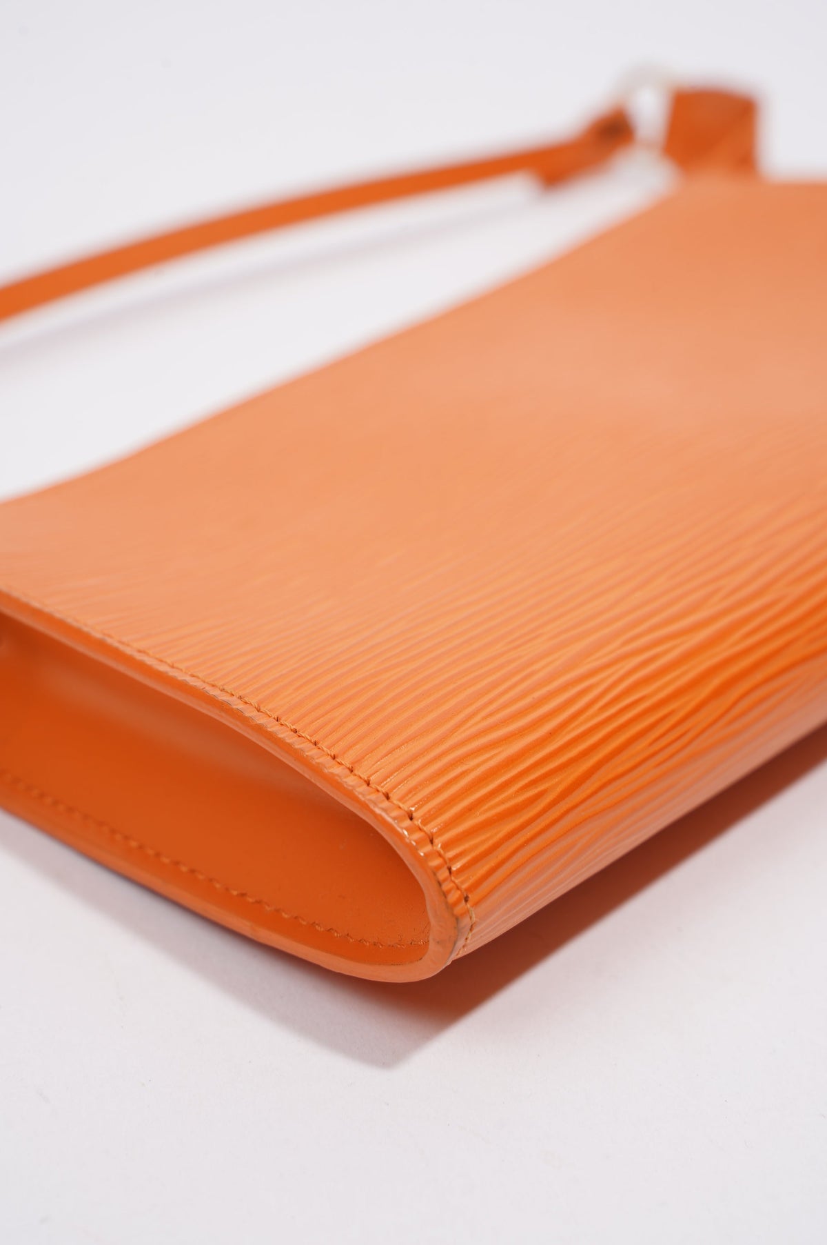 Louis Vuitton Pochette Orange Epi Leather