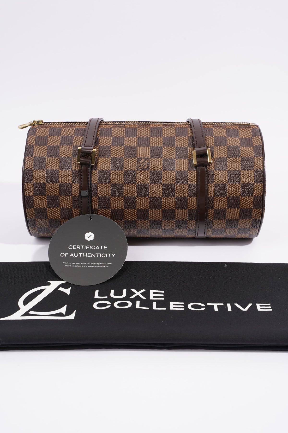 Louis Vuitton Papillon Damier Ebene / Brown Canvas 30