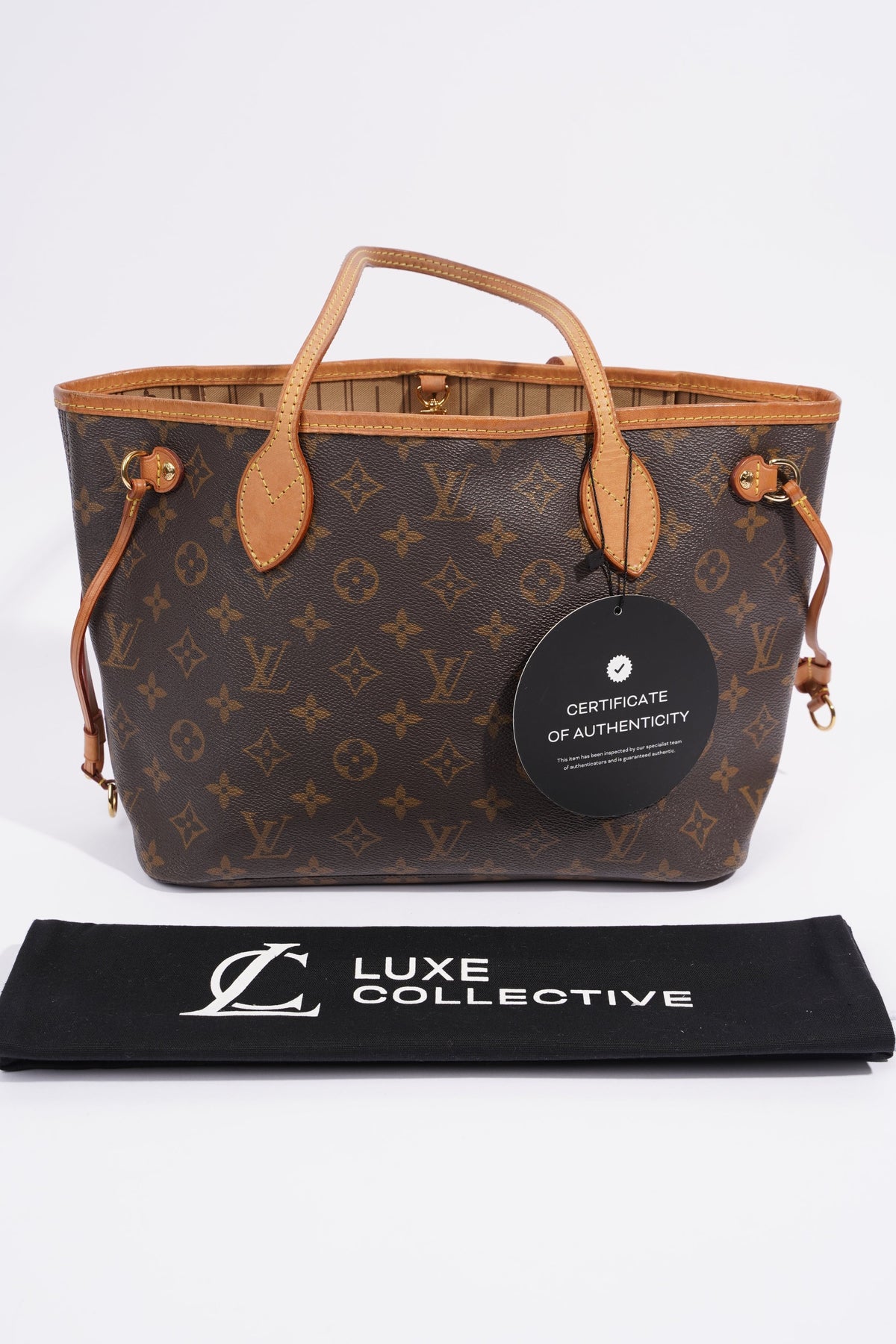 Louis Vuitton Neverfull Monogram / Brown Canvas PM