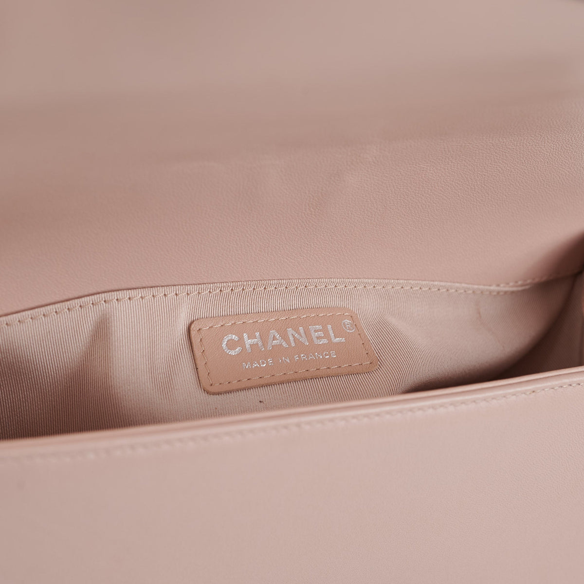 Chanel Quilted Boy Old Medium Light Pink