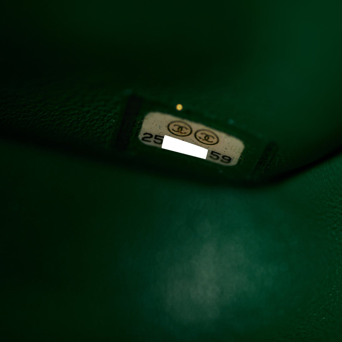 Chanel Quilted Caviar Mini Square 18S Emerald Green