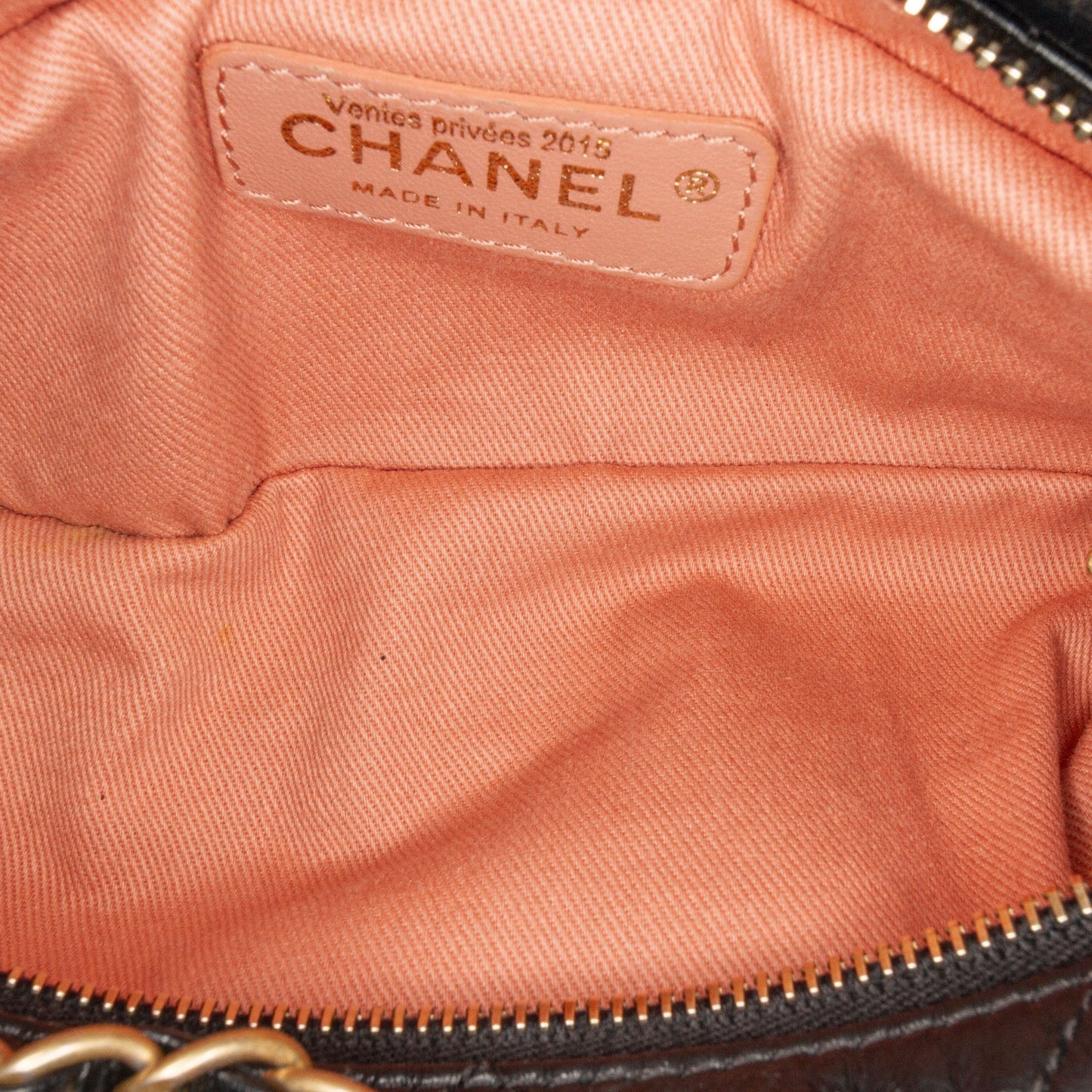 Black Chanel Aged Calfskin Midnight Swim Baluchon Bag