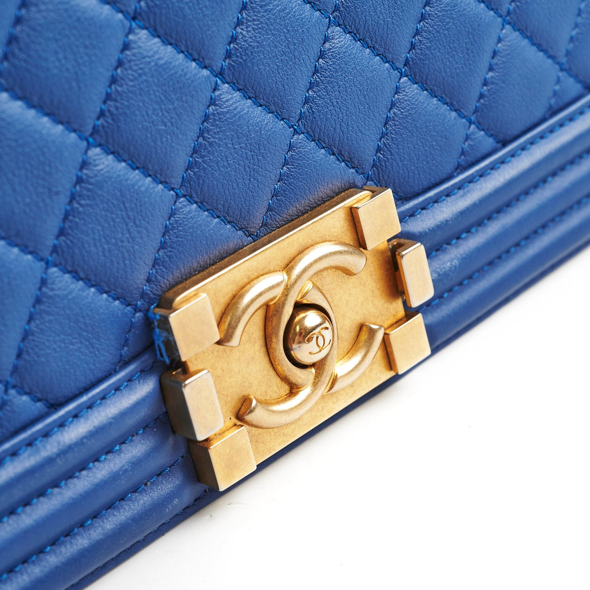 Chanel Old Medium Boy Blue 27 Series