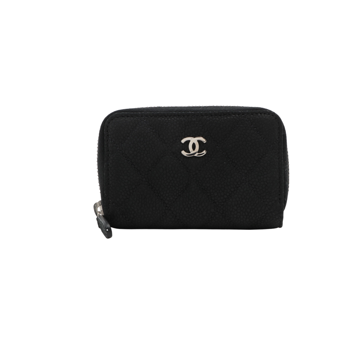 Chanel Nuback Caviar Coin Case Black