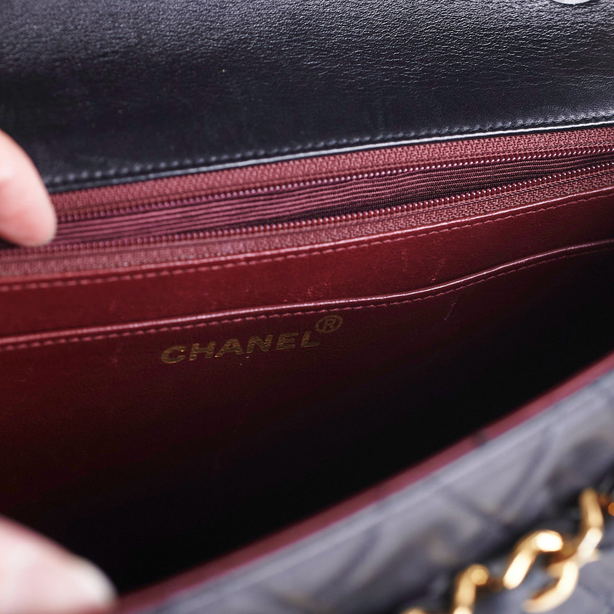 Chanel Maxi Jumbo Vintage Black 24K Gold