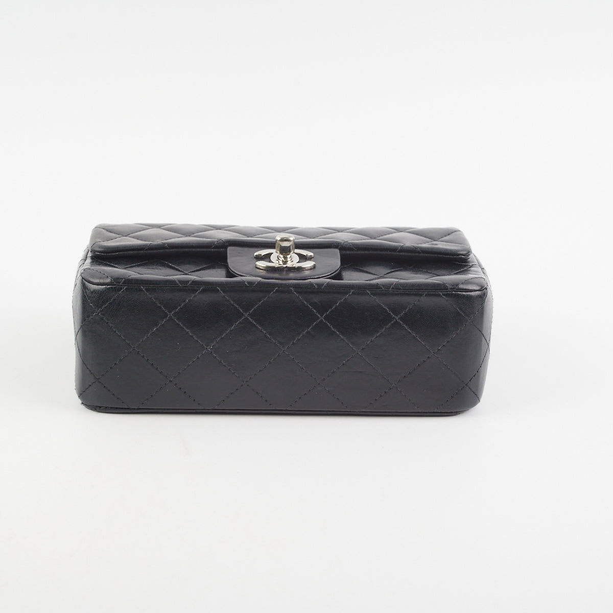 Chanel Mini Rectangular Lambskin Black