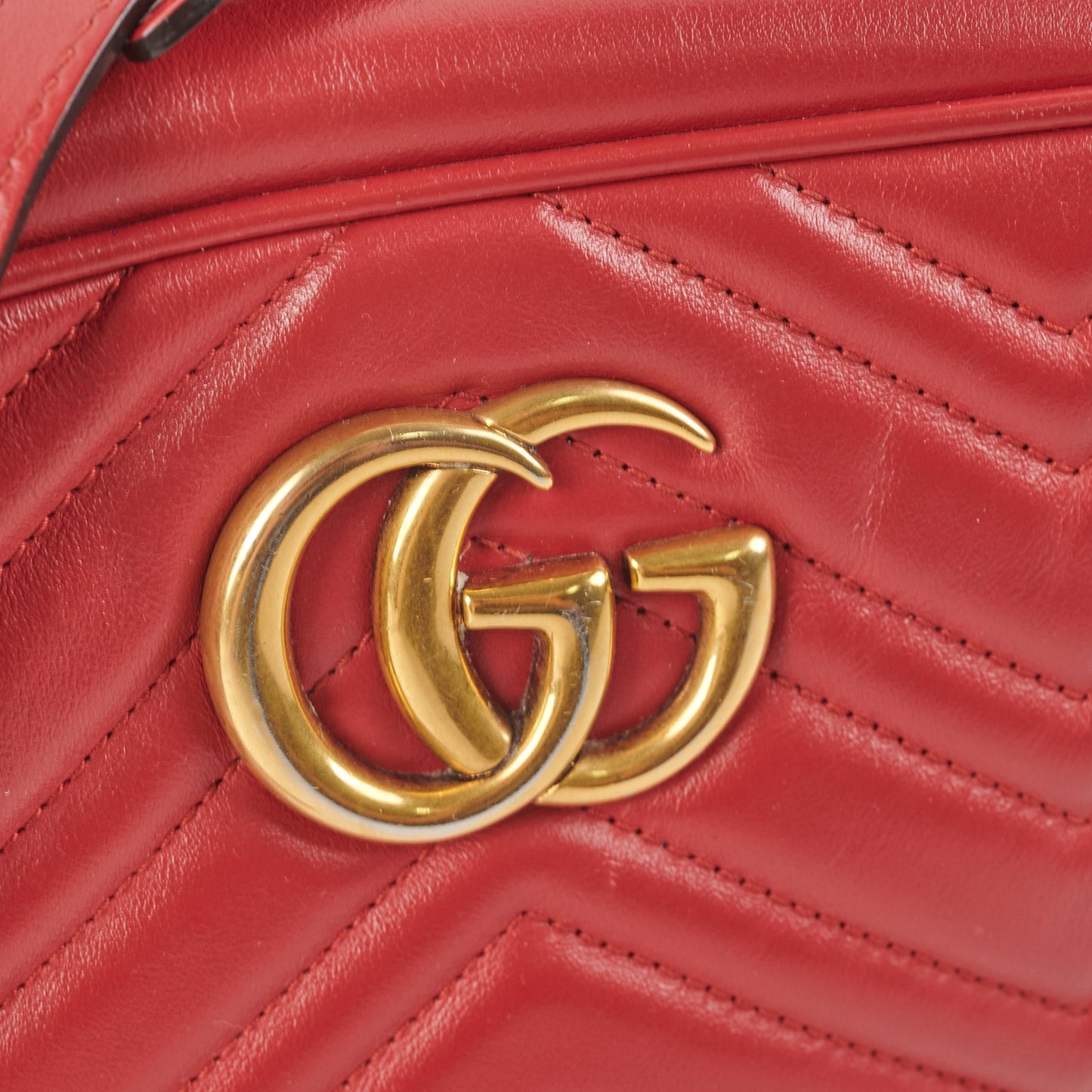 Gucci Red Small Camera Crossbody Bag