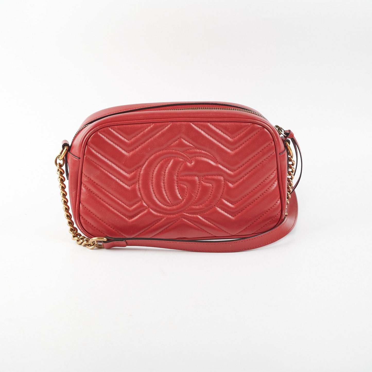 Gucci Red Small Camera Crossbody Bag