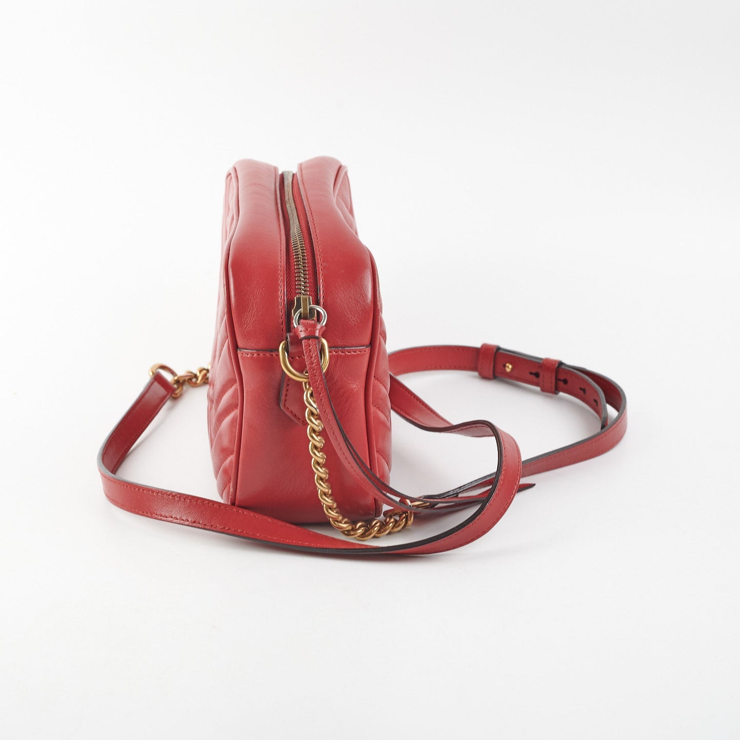 Gucci Red Small Camera Crossbody Bag