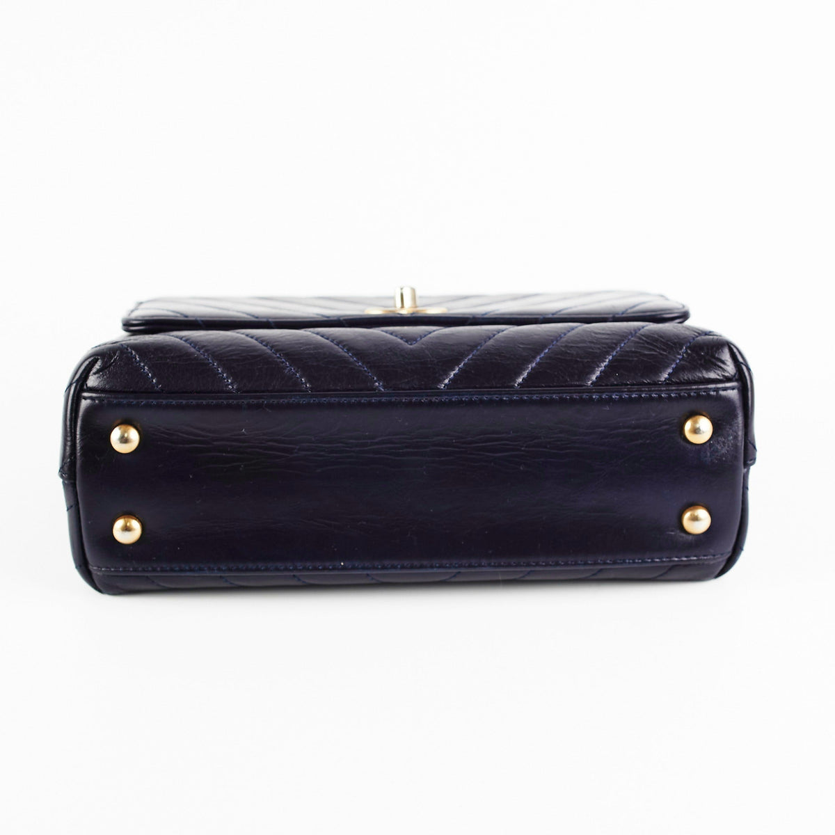Chanel Small Coco Handle Dark Navy