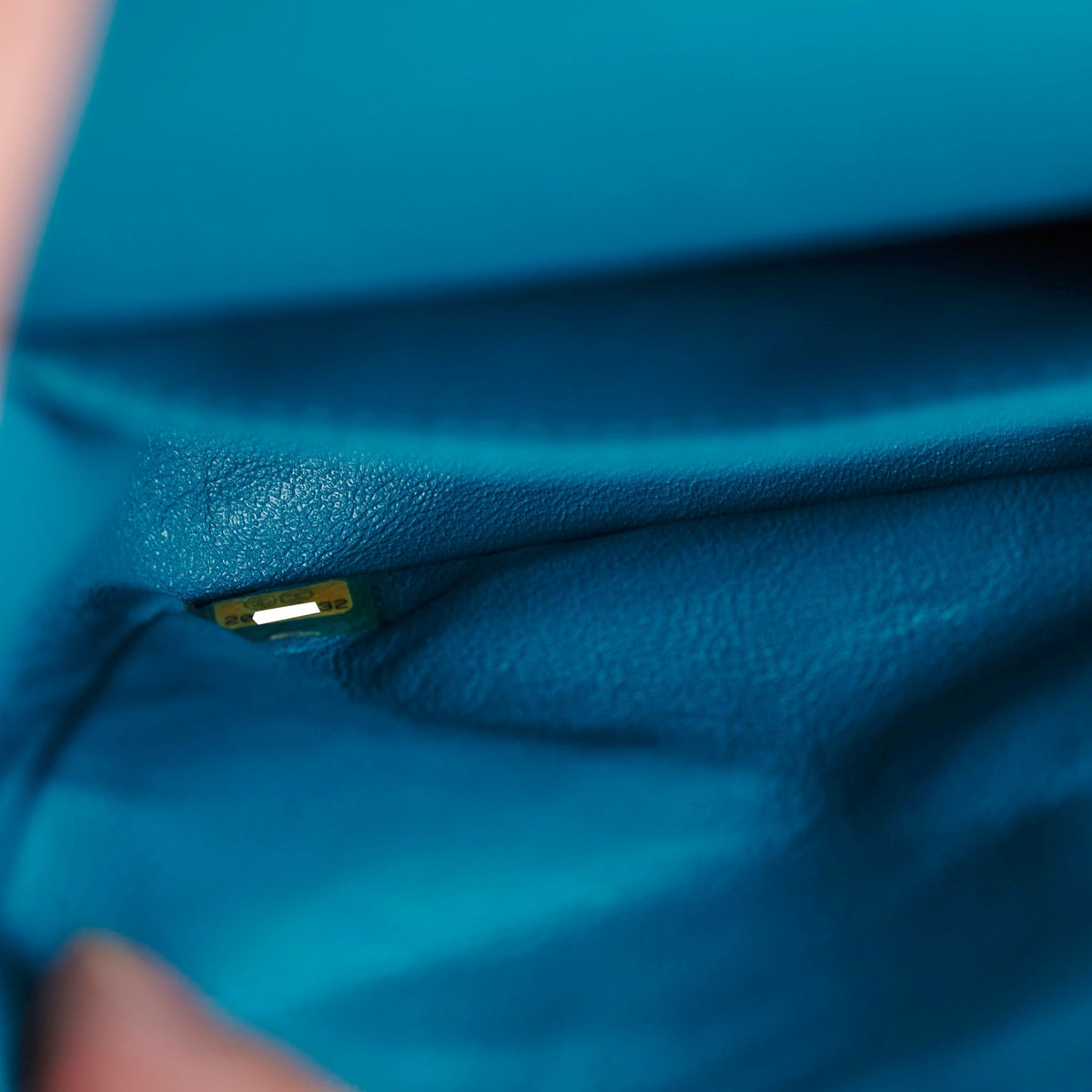Chanel Quilted Patent Medium Large Classic Flap Teal