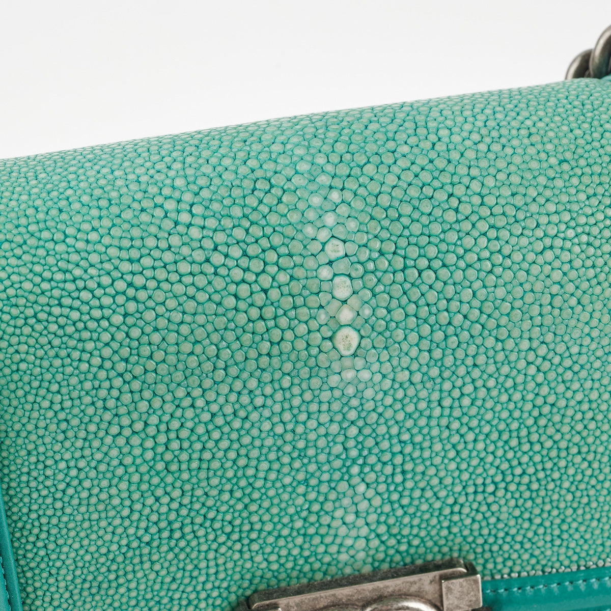 Chanel Small Turqoise Stingray Boy