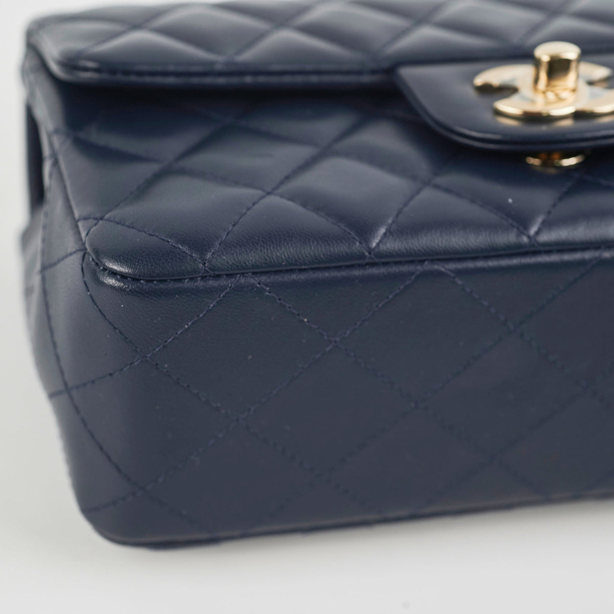 Chanel Mini Rectangular Navy