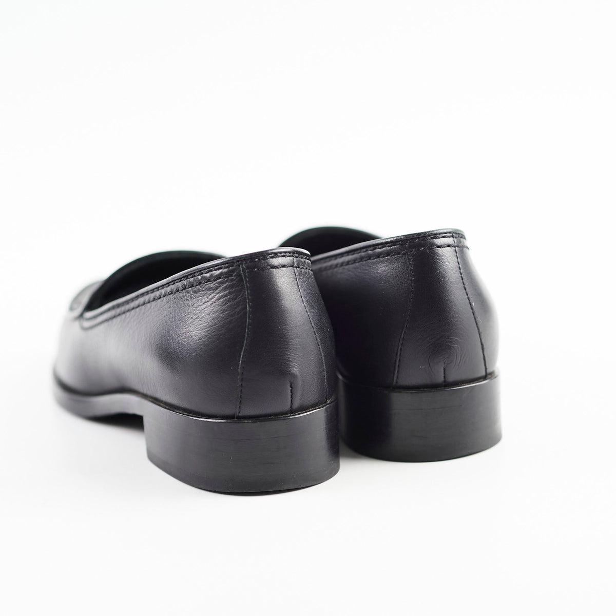 Chanel Leather Loafers Black Size 36C