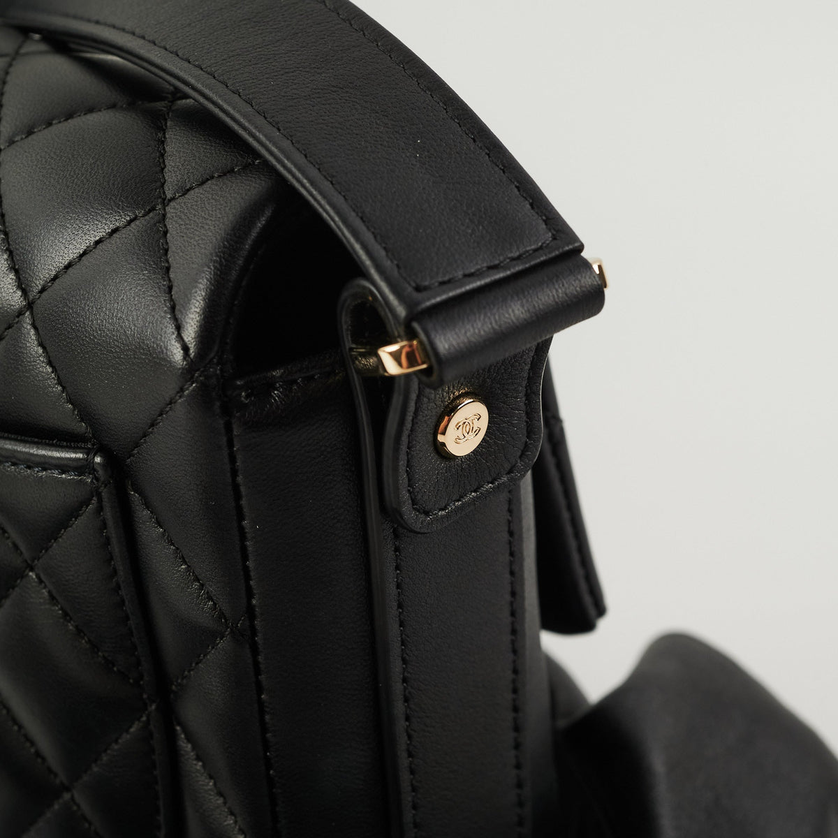 Chanel Seasonal Flap Lambskin Black