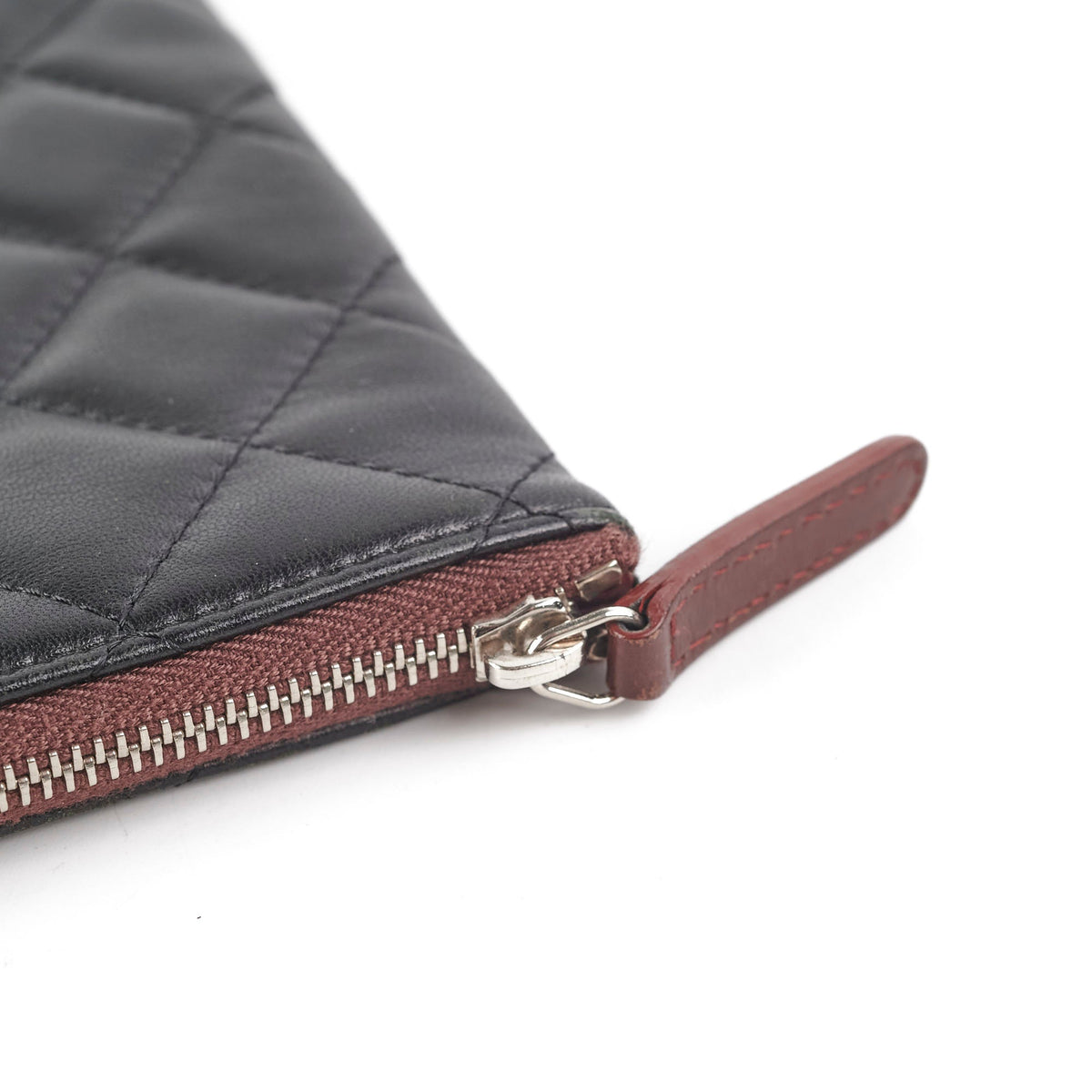 Chanel Small O Case Black Lambskin