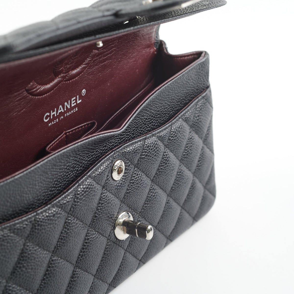 Chanel Small Caviar Classic Double Flap Black - 16 series