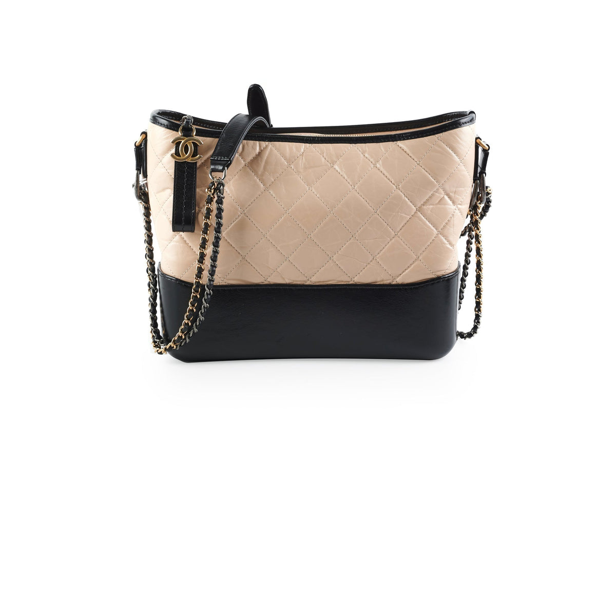 Chanel Medium Gabrielle Beige Black