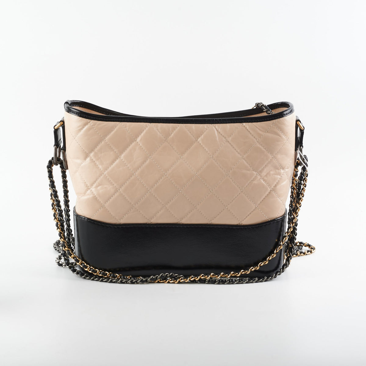Chanel Medium Gabrielle Beige Black