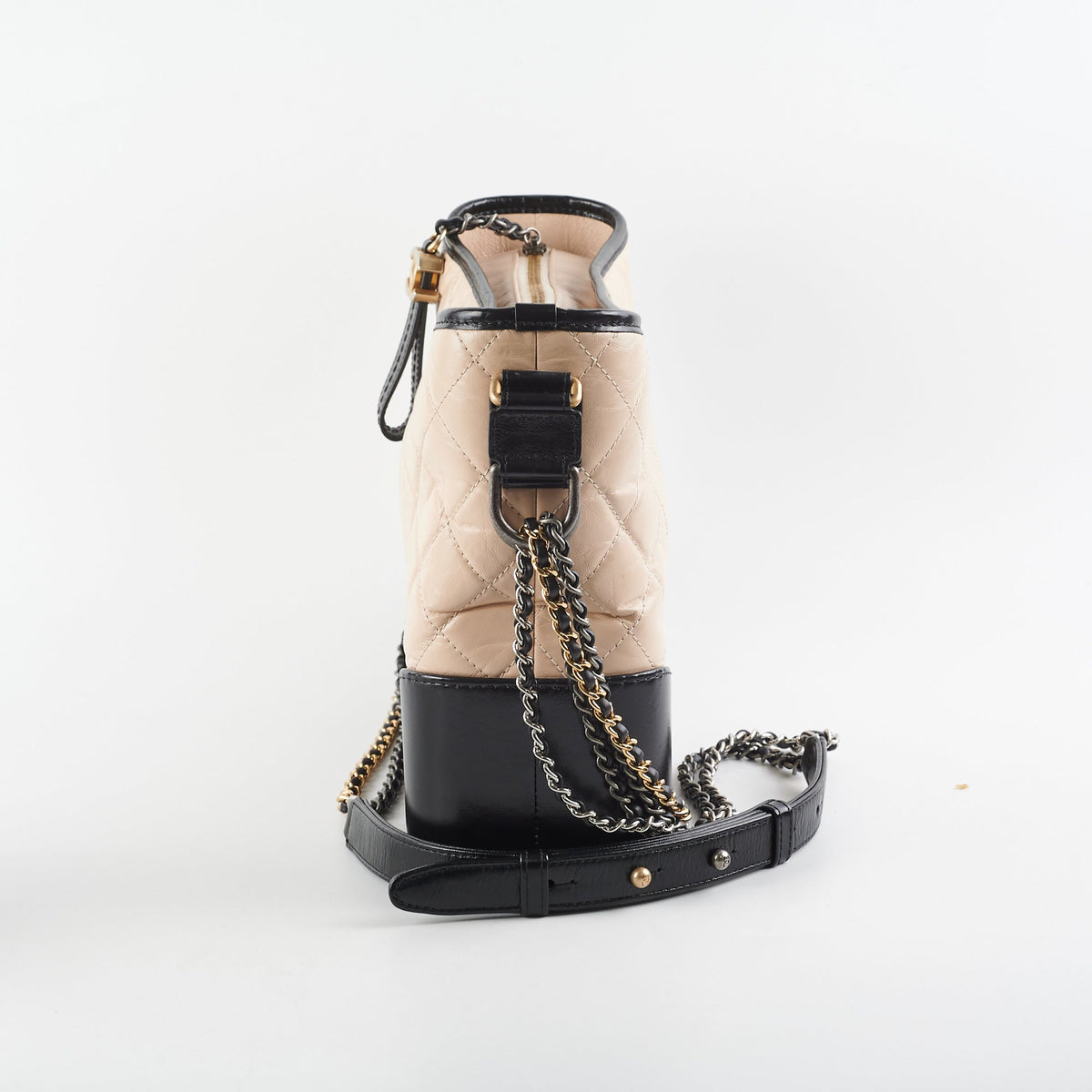 Chanel Medium Gabrielle Beige Black