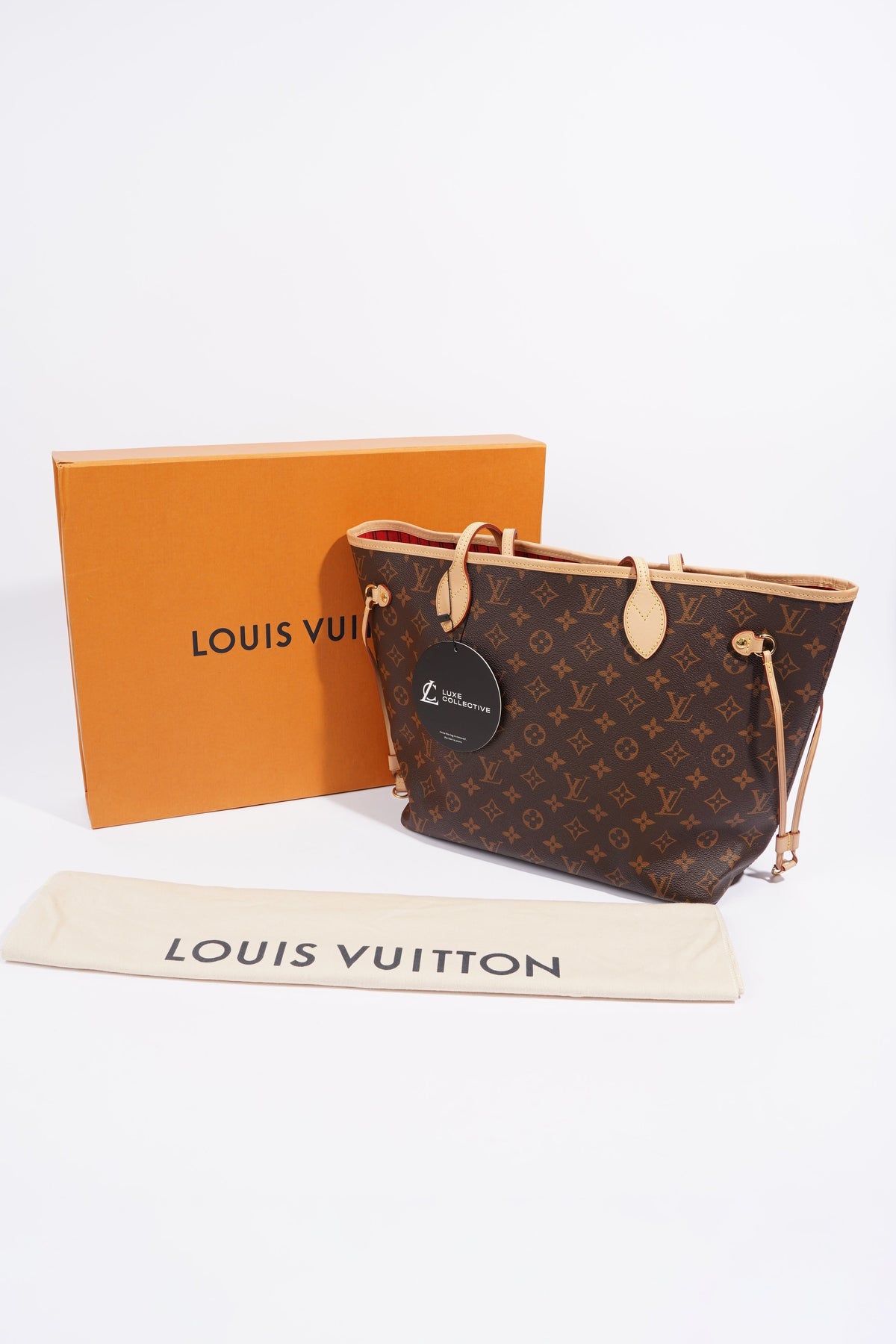 Louis Vuitton Neverfull Monogram Coated Canvas MM