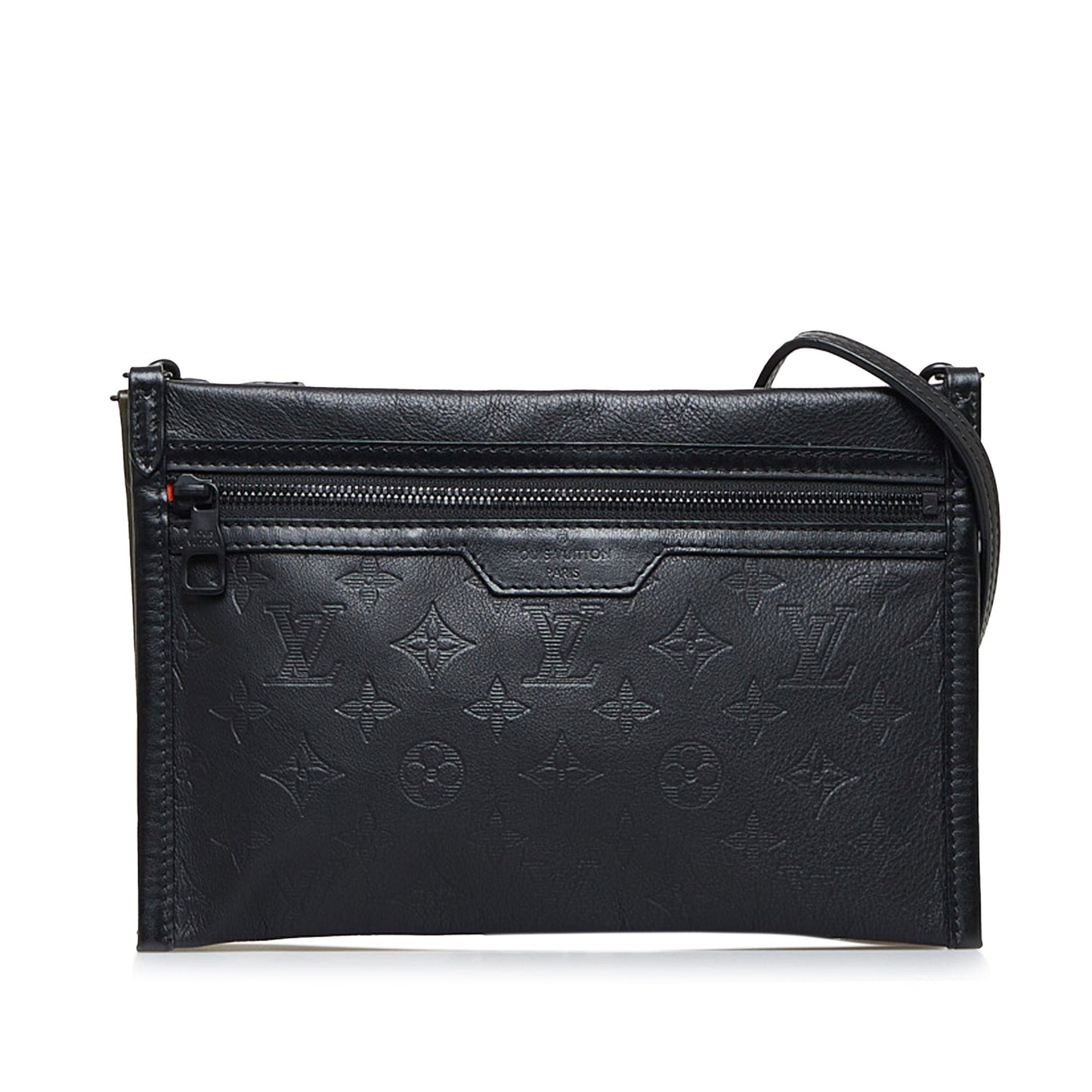 LOUIS VUITTON Monogram Shadow Double Flat Messenger Crossbody Bag