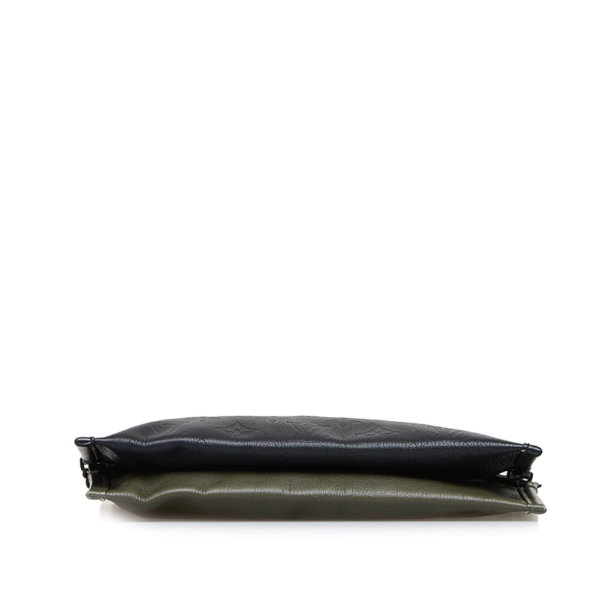 Louis Vuitton Shadow Double Flat Black Monogram Leather