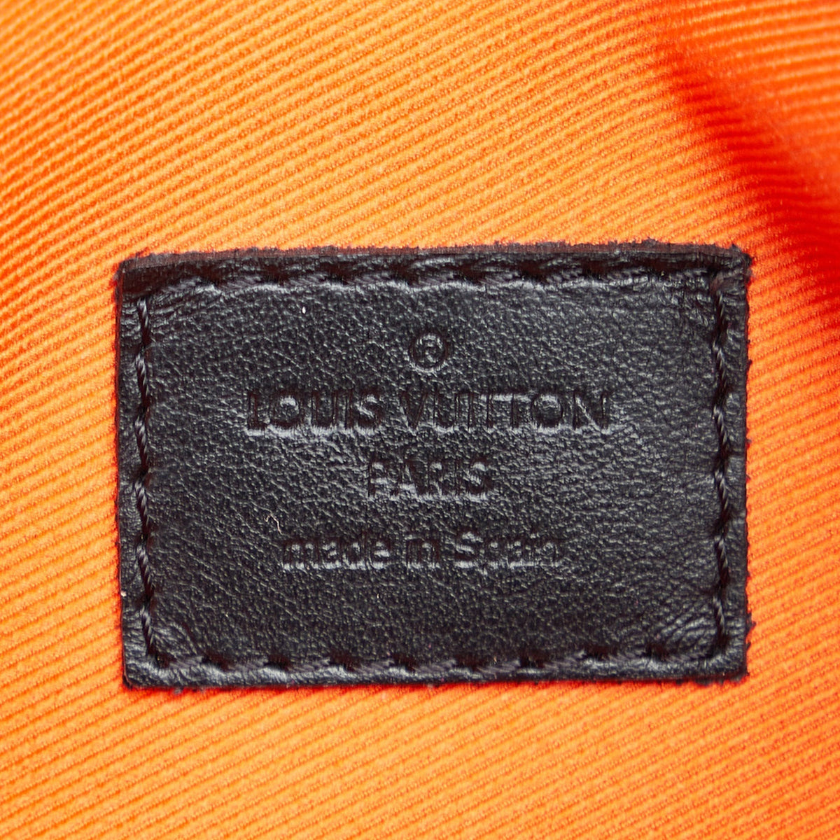 Louis Vuitton Shadow Double Flat Black Monogram Leather