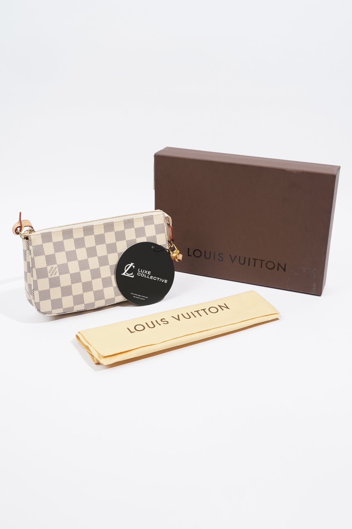 Louis Vuitton Pochette Accessoires Damier Azur Coated Canvas