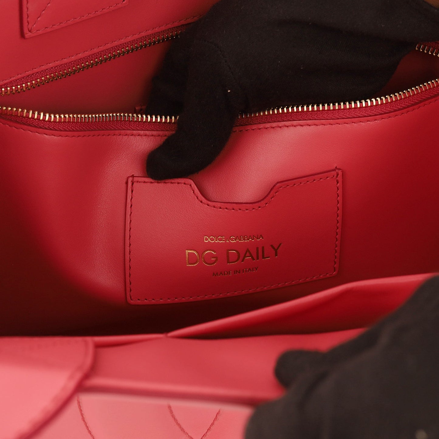 Dolce & Gabbana Pink Leather Tote