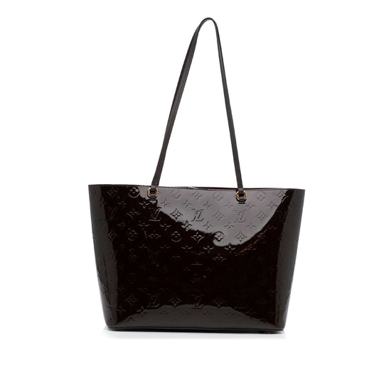 Louis Vuitton Long Beach MM Black Monogram Vernis