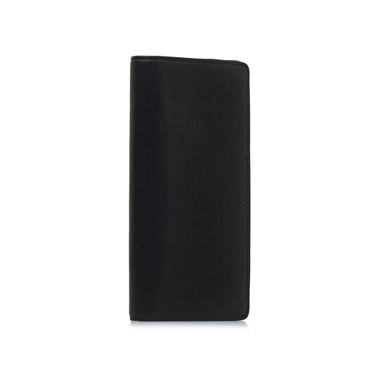 LOUIS VUITTON Monogram Shadow Brazza Long Wallets