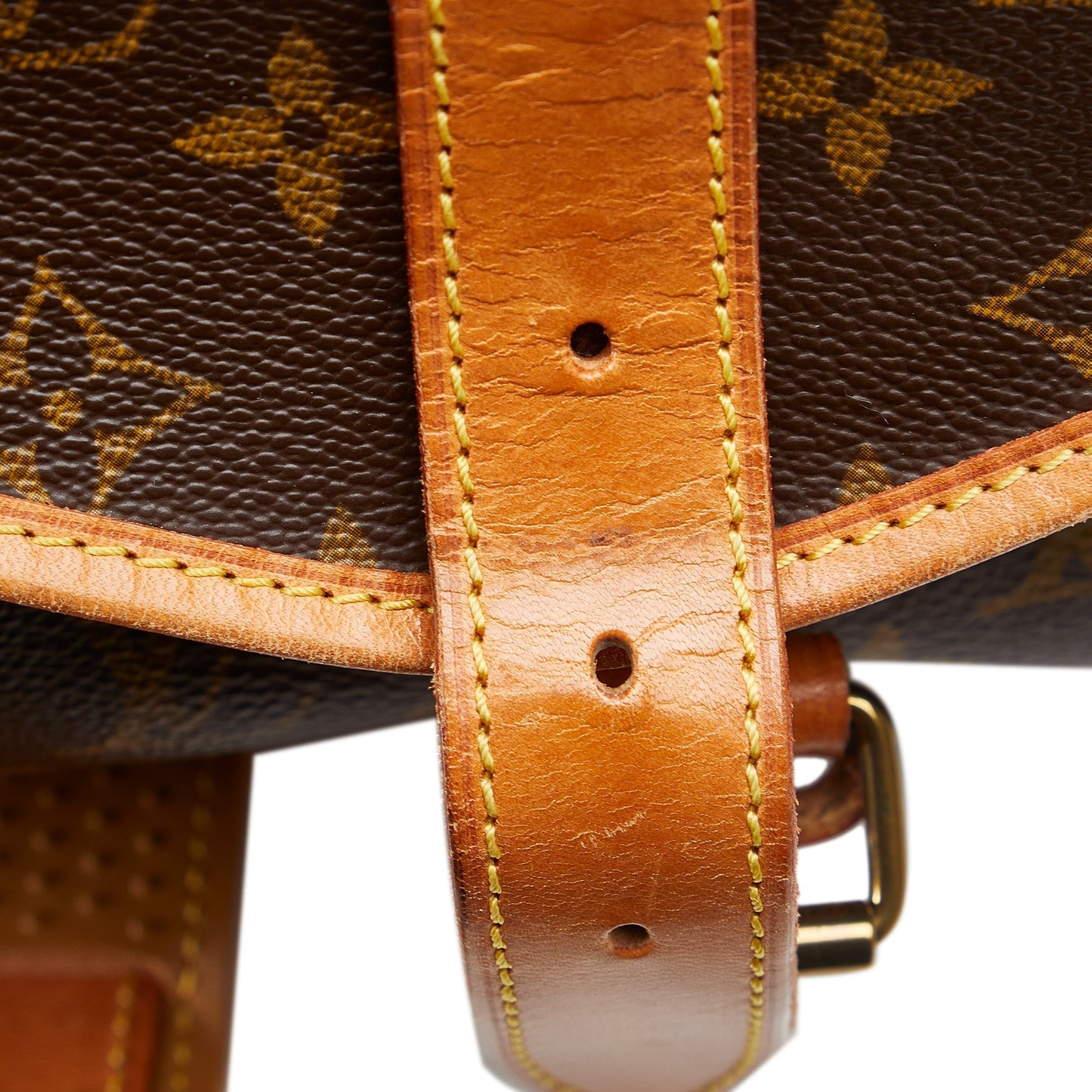 LOUIS VUITTON Monogram Saumur 35 Crossbody Bag